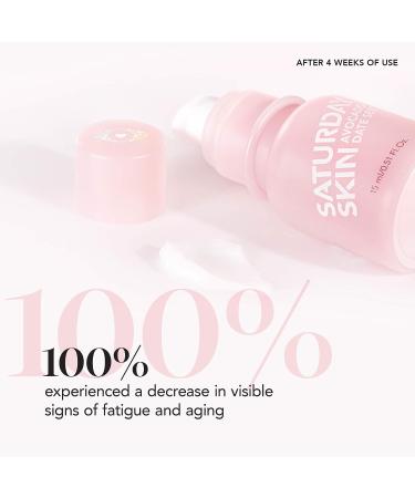 Saturday Skin Wide Awake Brightening Eye Cream - Korean Illuminating Formula for Wrinkles, Puffy Eyes & Dark Circles | Lightweight Anti-Aging Moisturizer - Hydrating, Reduces Fine Lines (0.51 Fl Oz) - Buy Online on GoSupps.com