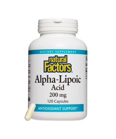 Natural Factors Alpha-Lipoic Acid 200 mg 120 Capsules