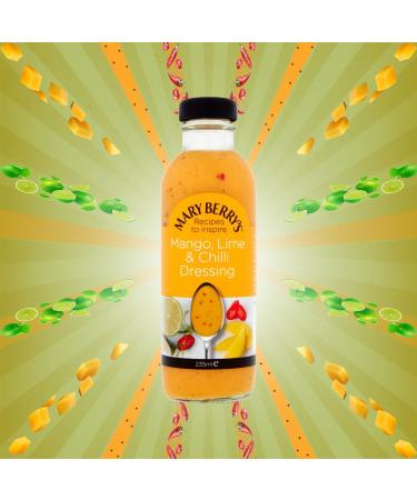 Mary Berry's Salad Dressing Pick N Mix - Choose From 4 Flavours | Classic-Dressing Caesar Salad-Dressing Mango Lime & Chilli Blue Cheese - Pack of 2 X 235ml - Buy Online on GoSupps.com
