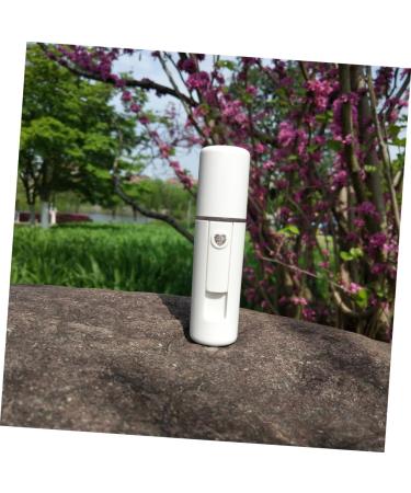WOONEKY Skin Moistener Electric Face Mister Mist Facial Sprayer Portable Face Mister Mini Humidifier White - Buy Online on GoSupps.com