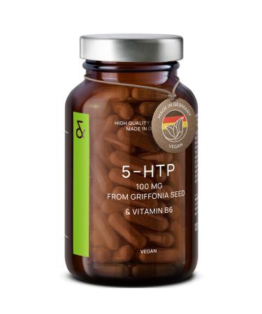 Griffonia 5HTP Complex - Extra Strong with 100mg Pure 5 HTP per Capsule + Vitamin B6-120 Nootropic Capsules - Reduces Stress & Anxiety - Griffonia Simplicifolia Seed Extract