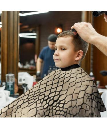 Snakeskin Pattern Hair Cutting Cape for Kids | Professional Barber Cape & Haircut Apron for Boys & Girls - Buy Online on GoSupps.com