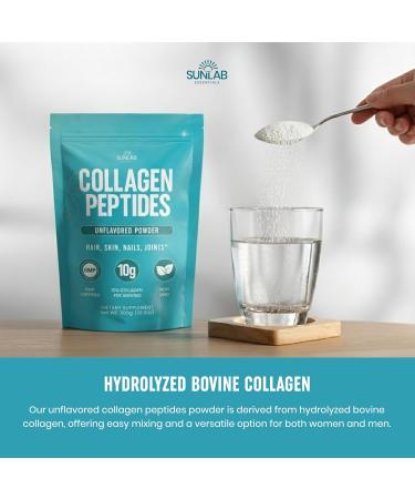 Collagen Peptides Powder Hydrolyzed Bovine (Unflavored) Type I & III Supplement for Hair Skin Nails & Joint Support - Collagen for Women & Men - Non GMO & USA Made - Unflavored - 30 Servings - Buy Online on GoSupps.com