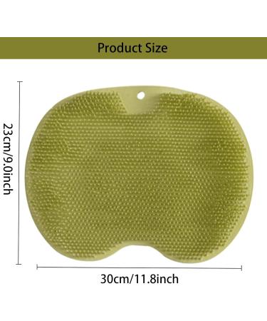Buy Slad-Resistant Silicone Foot Massager Pad - Non-Slip Shower Scrubber with Suction Cups | International Shipping Available - Buy Online on GoSupps.com