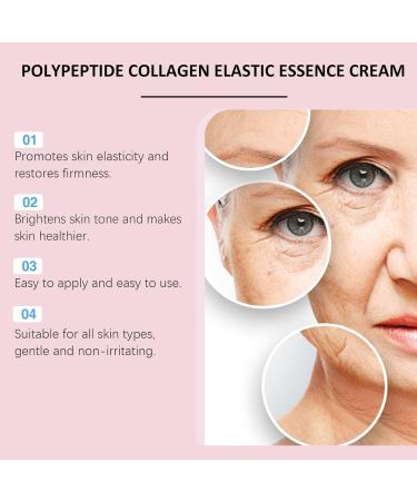 JIAOY Polyeppitide collagen elasticity cream micromolecular collagenanirisk lotion reinforcing and reinforcing essence cream lifting and reinforcing essence reinforced 2 pieces - Buy Online on GoSupps.com
