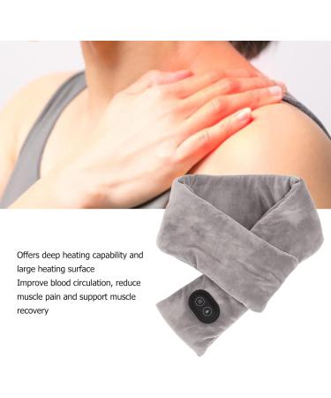 Neck Heating Pillow & Vibration Massage Wrap | Relieve Neck Pain | Thermal Neck Support Scarf for Men & Women - Winter Outdoor Comfort - Buy Online on GoSupps.com
