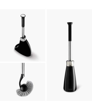 simplehuman Stainless Steel Black Toilet Brush with Caddy - Premium Quality - Buy Online on GoSupps.com