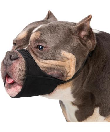 Yoolhamy Dog Muzzle for Pitbulls Rottweilers & Bullies - Soft Comfortable Muzzle for Barking & Biting Prevention - Ideal for Medium & Large Short Snouts - Buy Online on GoSupps.com