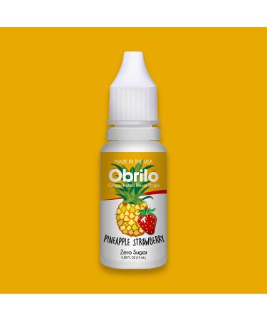 Pineapple Strawberry Extract Food Flavoring Drops - Super Concentrate - Cooking, Baking, Lip gloss Making, Icing, Soda, Liquor Dropper, Gummy Bear. 15 mL / 0.5 fl oz.