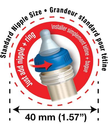 Abbott Laboratories Similac Infant Standard Flow Nipple and Ring 3 Pack 3 count - Buy Online on GoSupps.com