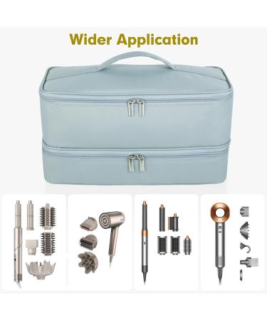 Gencam Double-Lodged Carrier Bag for Shark Flexstyle & Dyson Airwrap - Portable Travel & Storage Gray Double-Layer - Buy Online on GoSupps.com