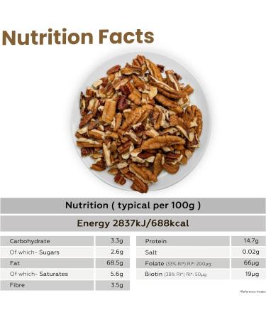Zeina Raw Walnut Halves (500g) - Gluten Free & Vegan - Premium Healthy Nut Snacks for Baking, Cooking & Salad Toppings - Buy Online on GoSupps.com