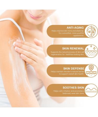 Frankincense Balm for Anti-Aging Muscle Massage Deep Moisturizing Cream for Dry Cracked Skin Face Body Skincare for Men and Women 2oz Natural Balm - Buy Online on GoSupps.com