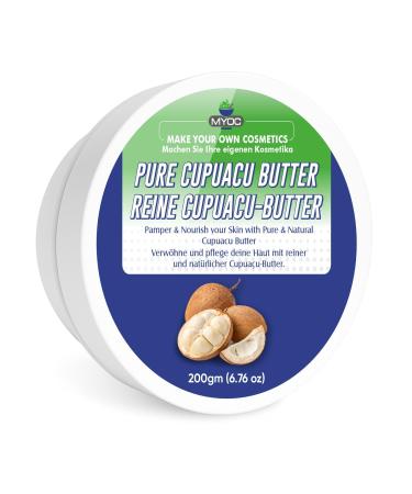 Cupuacu Butter Natural Cosmetic Grade | Ideal for DIY Creams Balms Lotions Soaps & Cosmetic Formulations | 200 g (7.05 oz)
