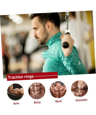 BESPORTBLE 2pcs Lever Handle Locking Doorway Pullup Bar Tension Rod Bar Strength Training Tool Exercise Bar Household Appliances Body Workout Bar Home Indoor Cable Accessories Iron To Rotate Black 50X3X3CM - Buy Online on GoSupps.com