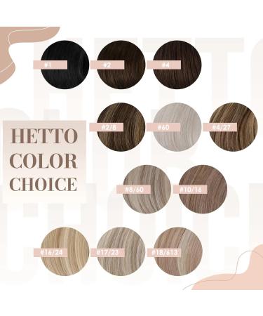 Buy Hetto Tressen Extensions - Real Remy Hair #18/613 Ash Blonde Highlights - 45cm 100g Brawl Extensions - Buy Online on GoSupps.com