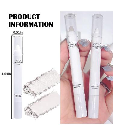 U-Shinein 2PCS Cream Eyeshadow and White Eyeliner Multi-Stick Set | Shimmer Eye Shadow Stick & Matte Eyeliner Pencil | Long-Lasting Illuminating Highlighter Eye Makeup - Buy Online on GoSupps.com