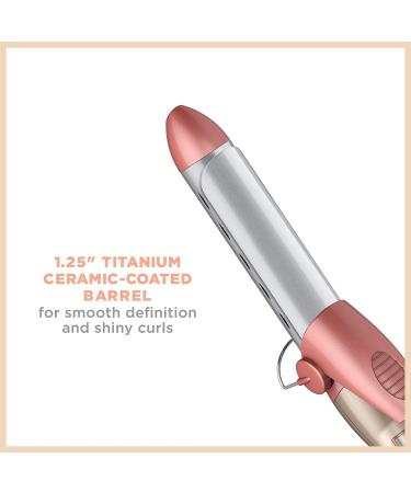 INFINITIPRO BY CONAIR 1 1/4-Inch Titanium Ceramic Curling Iron for Frizz Free Loose Curls on Medium to Long Hair - Buy Online on GoSupps.com