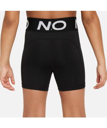 Nike Girls' 3-Inch Shorts G NP DF Black/White | Size 10-11 Years | Eco-Friendly Activewear - Buy Online on GoSupps.com