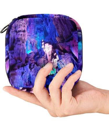 Buy Menstrual Pad Bag with Zipper | Ladies Napkin Pouch & Tampons Collection Bag for Women & Girls - Natural Cave - Buy Online on GoSupps.com