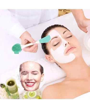 Facial Care Mud Silicone Brush Double-Head Soft Skin Instrument Cleansing Beauty Tools Zit (L L) L L - Buy Online on GoSupps.com