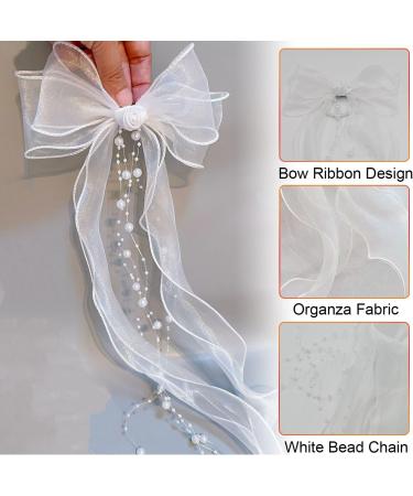 Drip Protection Communion Candle Set - 2 Piece Drop Catcher with Bow | Perfect for Baptism & Christening | Candle Accessories - Buy Online on GoSupps.com