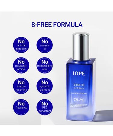 IOPE STEM III Face Serum - Intense Anti-Aging for Fine Lines - Daily Skin Care for Brightening, Hydrating, and Firming - Dermatologically Tested - 1.01 Fl Oz - Buy Online on GoSupps.com