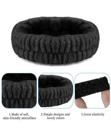 Buy AIEX 9-Piece Makeup Headband Set for Women - Soft Microfiber Spa & Facial Headbands (White Gray Black) - Cute & Comfortable for Every Use - Buy Online on GoSupps.com