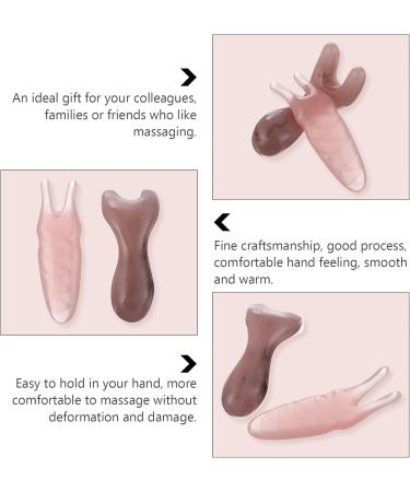 4-Piece Jade Massage Set - Face Spatula & Gua Sha Tools for Back Relief - Portable 11x4.5cm Beeswax Scrapers - Buy Online on GoSupps.com