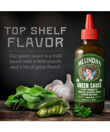 Melinda's Green Sauce Spicy Tomato Jalapeno 355ml - Buy Online on GoSupps.com