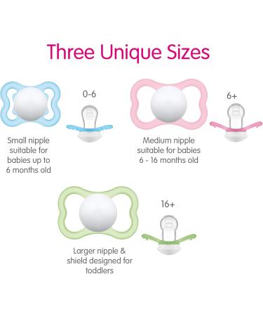 MAM Mini Air Pacifiers for Babies with Sensitive Skin (2 pack 1 Sterilizing Pacifier Case) MAM Soother with Silicone Nipple 0-6 Months Baby Girl - Buy Online on GoSupps.com