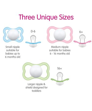 MAM Air Baby Pacifier for Sensitive Skin | Sterilizer Case | Unisex | 16+ Months | Pack of 2 - Buy Online on GoSupps.com