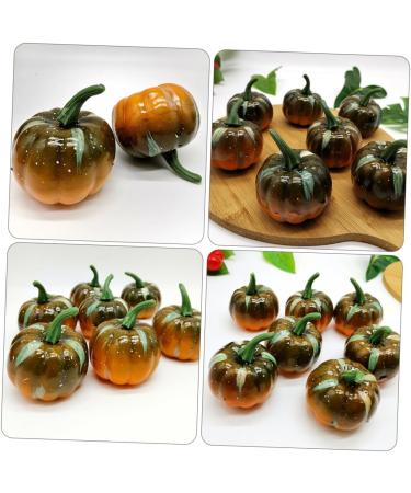 DECHOUS 12pcs Halloween Pumpkin Home Stuff Halloween Supplies Artificial Pumpkins Black Pumpkins Simulation Pumpkin Halloween Decorations Miniatures Photography Prop Household Reward Foam - Buy Online on GoSupps.com