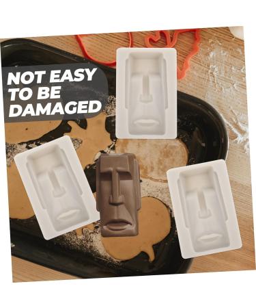 Alipis Moai Stone Statue Mold Easter Island Candy Silica Gel 7.5X5X2CM As Shown 3 - Buy Online on GoSupps.com