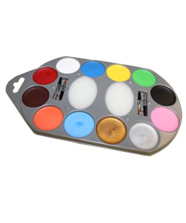 Goodmark 02005291 - Aqua MakeUp Set 12 Colors 1 Pack (1 x 17 pieces)