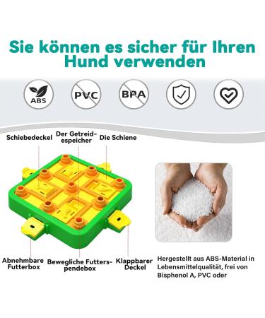 Buy Dufuso Level 3 Dog Intelligence Toys for All Breeds - Interactive & Durable Educational Toy for Large Medium & Small Dogs - B-Green - Buy Online on GoSupps.com