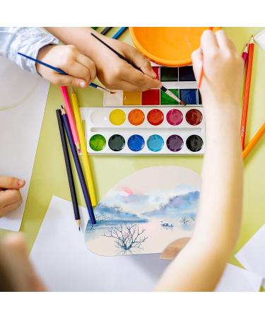 EXCEART 5 Pcs Chinese Art Paper Fans - DIY Blank Hand Fans for Painting and Graffiti (White) - Buy Online on GoSupps.com