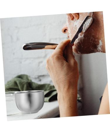 Buy Biudeco Double-Walled Stainless Steel Foam Shell for Shaving Cream - Metal Soap Bowl for Men | International Shipping Available - Buy Online on GoSupps.com