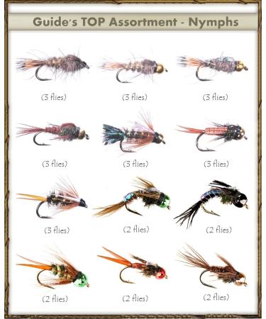 Top Selling Flies - Guide's TOP Assortment - Nymphs (31 Flies)