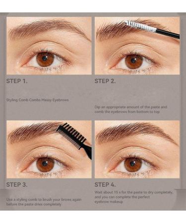 Eyebrow Styling Gel Waterproof Long Lasting 3D Eyebrow Wax Kit Eyebrow Plasticizing Soap - Buy Online on GoSupps.com