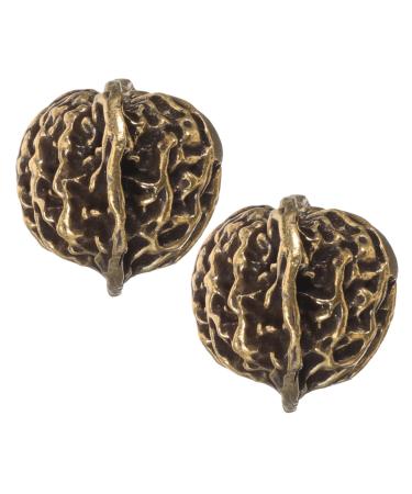 Rorpoir 2st Hand Exercise Balls for adult Chinese walnut Decoration Chinese walnuts Chinese decor Chinese balls Chinese ball brass