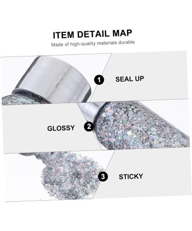 NOLITOY 4 Pcs Face Body Sequins Eyeshadow Lotion Sequins Gel for Body Pink Nail Fashion Flash Chip The Face - Buy Online on GoSupps.com