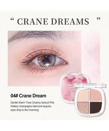 LXZJJM Matte Eyeshadow Palette Soft and Blendable Eyeshadow Makeup Palette for Natural Long-lasting Eye Makeup Looks Perfect for Beginners Neutral Shades 5.8g/0.21 oz (04#Crane Dream) - Buy Online on GoSupps.com