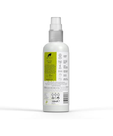 Dr Organic Tea Tree Foot Spray Deodorising Purifying Quick Drying Aluminium Free with Natural Peppermint Oil Vegan Cruelty-Free Paraben & SLS Free Certified Organic 100ml - Buy Online on GoSupps.com