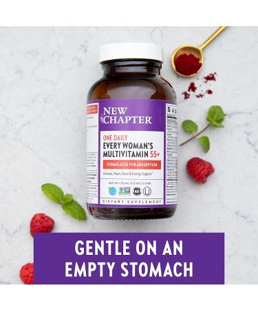 New Chapter 55+ Every Womanâ€™s One Daily Multivitamin - 96 Vegetarian Tablets for Optimal Health - Buy Online on GoSupps.com