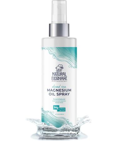 Natural Elephant Dead Sea Magnesium Oil Spray for Topical Use | 100% Pure | 6.7 fl oz (Pack of 2) | Promotes Relaxation and Well-Being - Buy Online on GoSupps.com