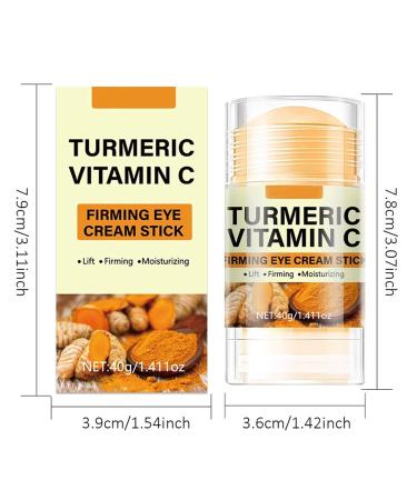 Eye Stick - Under Turmeric Vitamin C Eye Stick Balm Anti Aging Firming Hydrating Reduces Fine Lines & Bags Moisturizeing Under Eyes Cream for Dark Circles Puffiness Wrinkle Eyes Care 1.41 oz - Buy Online on GoSupps.com