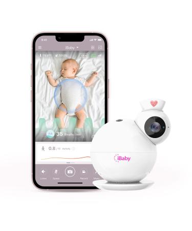 Contact-Free Baby Breathing Monitor with Camera and Audio -iBaby i6 2K Smart Wi-Fi Baby Monitor, Tracking Baby's Breathing, Sleeping and Body Movement, Pan-Tilt-Zoom,2.4GHz and 5Ghz, No Monthly Fee.