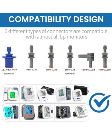 Small Blood Pressure Cuff for Kids | Compatible with All BP Monitors | 6 Connectors Included (15-22cm - Buy Online on GoSupps.com
