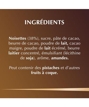 Lindt - NUXOR Cone - Milk and Black Chocolate With Whole Hazelnuts - Crunchy and Fondant 150g - Buy Online on GoSupps.com